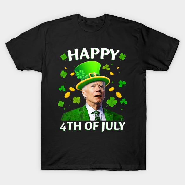 Happy 4th of July Funny Joe Biden T-Shirt by EnarosaLinda XY